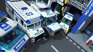 LEGO Police Stations Movie [upl. by Lori83]