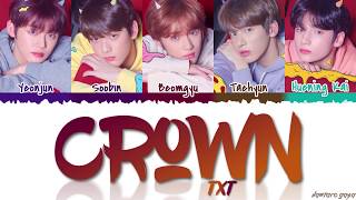 TXT  CROWN’ Lyrics Color CodedHanRomEng [upl. by Eineeuq]