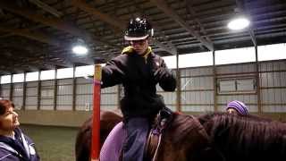 Horses help boy with cerebral palsy improve his walk [upl. by Arretal]