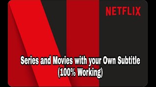 How to add any language subtitles to NETFLIX [upl. by Aihsei]