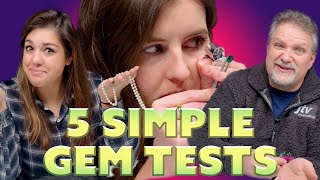 5 Simple Gem Tests Anyone Can Do  Unboxing [upl. by Ebehp]