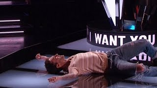 Top 10 performance That made coaches Fall Off chairs in The voice Audition 2018 [upl. by Bate827]