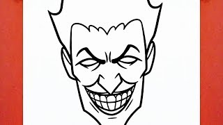 HOW TO DRAW THE JOKER [upl. by Anovad]