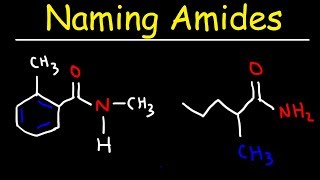 Naming Amides  IUPAC Nomenclature [upl. by Massey]