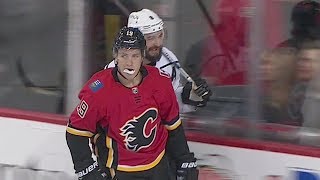 Tkachuk and Doughty get reacquainted early as Kings face Flames [upl. by O'Callaghan]