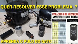 COMPRESSOR NÃO FUNCIONA OU FICA DESARMANDO PELO TÉRMICOO PULO DO GATO [upl. by Jann]