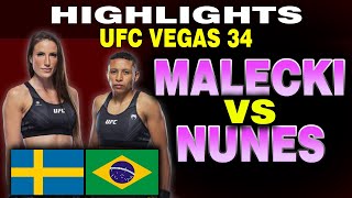 Josiane Nunes debuts in the UFC knocking out giant fighter [upl. by Nichole24]