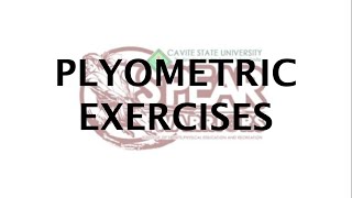 PLYOMETRIC EXERCISES [upl. by Welsh]