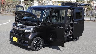 ホンダ・エヌボックス カスタム【オーナーズ◆アイ】詳細検証／HONDA NBOX Custom  2018 [upl. by Wendel]