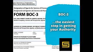 How to complete your BOC3 for your Motor Carrier Authority [upl. by Nizam588]