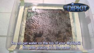 How to use MyDipKit Part 4  diy hydrographics film tips [upl. by Dorran37]