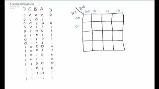 Karnaugh Map Tutorial 4 Variable [upl. by Ydoc575]