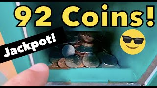 92 Coins Found In A Coinstar Machine Jackpot [upl. by Carl399]