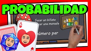 🎲 PROBABILIDAD para NIÑOS de PRIMARIA 🃏  suceso SEGURO POSIBLE e IMPOSIBLE [upl. by Myrle]