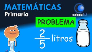 Problema de fracciones  Matemáticas [upl. by Ailadgim]