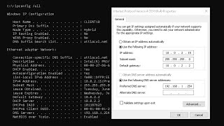 Microsoft Windows TCPIP Configuration Overview [upl. by Valenka]