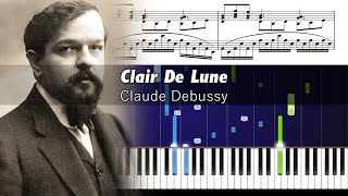 How to play Clair De Lune by Claude Debussy on piano [upl. by Agemo]