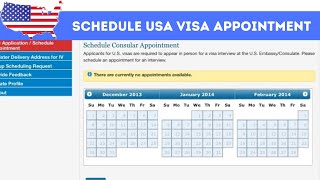 How to schedule USA Visa appointment online  Step by Step 2020 [upl. by Llemart]