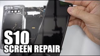 Take Apart amp Replace Screen  Samsung Galaxy S10 Screen Repair [upl. by Assecnirp]