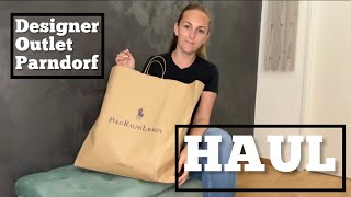 HAUL  DESIGNER OUTLET PARNDORF  Polo Ralph Lauren  NIKE [upl. by Adivad667]