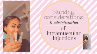 Step by step Intramuscular injection tutorial including rights of administration [upl. by Letisha817]