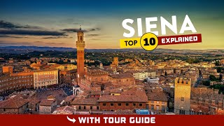 Things To Do In SIENA Italy  TOP 10 Save this list [upl. by Nesrac415]