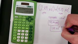 How to use your calculator for scientific notation [upl. by Nodnal143]