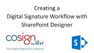 How to Creating a Digital Signature Workflow with SharePoint Designer [upl. by Elden]