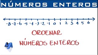 Ordenar números enteros [upl. by Miksen]