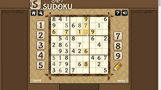 sudoku game  www247sudokucom [upl. by Atinoj586]