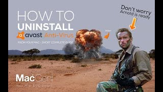 How to uninstall Avast Antivirus from Mac  Guide [upl. by Carew555]