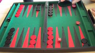 Backgammon for complete beginners Part 3  Basic moves [upl. by Ahsinnod]