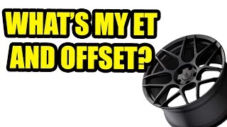 How To Find Out Your Offset  ET On Your Wheels [upl. by Assirolc759]