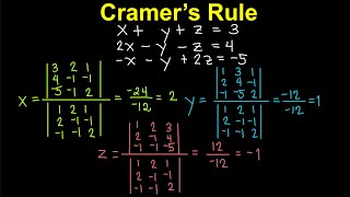 Cramers Rule TagalogFilipino Math [upl. by Odilia]