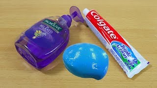 SLIME SIN PEGAMENTO 💦Como Hacer Slime Con Jabón Sal y Pasta de Dientes [upl. by Divan]