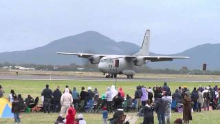 Spartan C27J emergency descent Italian Air Force Avalon Air Show 2011 HD [upl. by Amandi801]