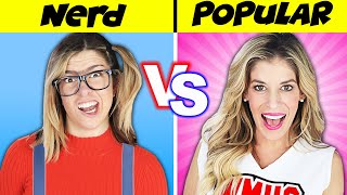 How to WIN a DATE Nerd Vs Popular Girl Challenge to Reveal Rebeccas Secret [upl. by Heidy]