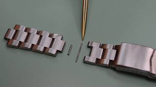 Watchmaker Tutorial Sizing pin and collar bracelets [upl. by Haggi]