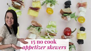 Skewer Appetizer Recipes  Easy Appetizers for Parties  Homebody Eats [upl. by Wicks]