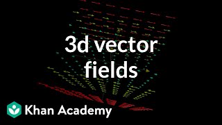 3d vector fields introduction  Multivariable calculus  Khan Academy [upl. by Ellard]