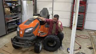 Installing Wheel Spacers And Ag Tires On The Husqvarna TS354D [upl. by Audette]