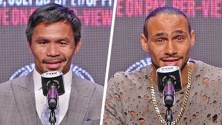 Manny Pacquiao vs Keith Thurman FULL FINAL PRESS CONFERENCE  Fox PBC Boxing [upl. by Amaryl927]