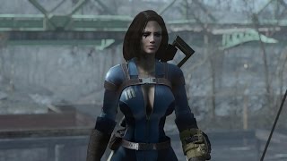 Fallout 4 Slooty Vault Jumpsuit Mod [upl. by Donnie]