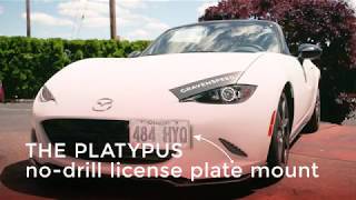 The Platypus Mazda Miata License Plate Solution [upl. by Myrilla620]