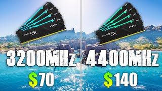 3200MHz vs 4400MHz RAM Test in 9 Games [upl. by Bennir]