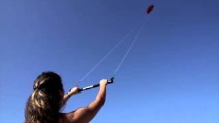 How to Fly a Slingshot B2 Trainer Kite [upl. by Sidonius258]