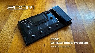 ZOOM G6 MultiEffects Processor [upl. by Cl]