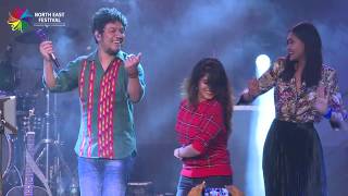 Papon Sings quotBihuquot  North East Festival 2018 [upl. by Rabka]