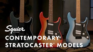 Exploring The Squier Contemporary Stratocaster Models  Fender [upl. by Thordis]