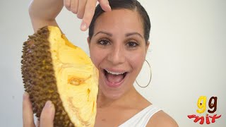 What Does Jackfruit Taste Like  How To Cut Peel amp Prepare IT  ggmix [upl. by Mowbray337]